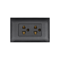 TOMACORRIENTE DOBLE NEGRO (VIV19604) VETO