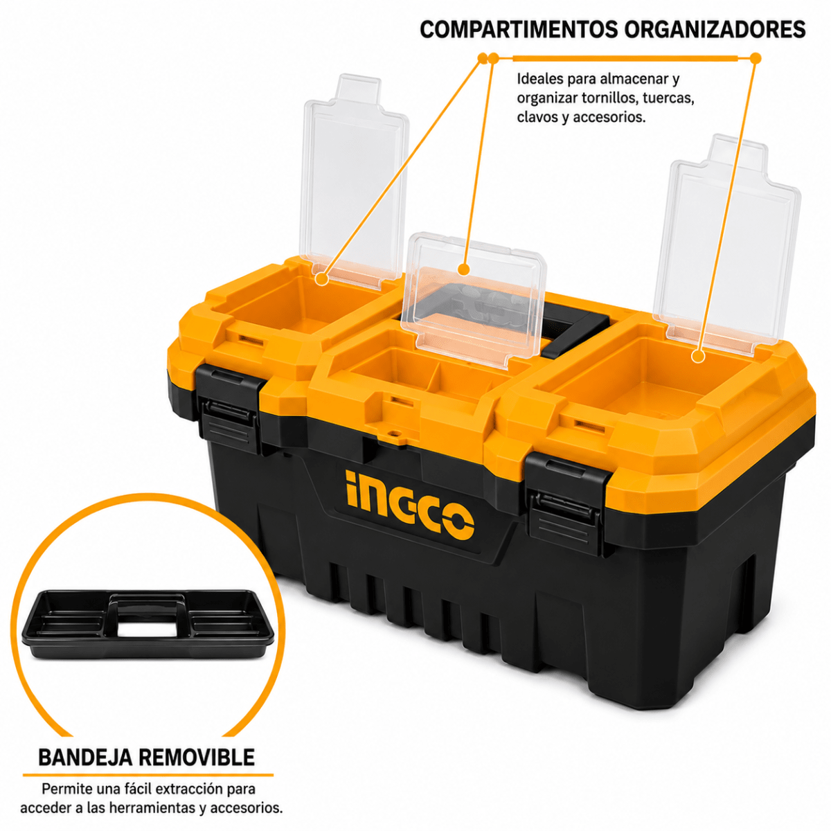 JUEGO X 3 CAJAS DE HERRAMIENTAS (PBXK0301) INGCO2
