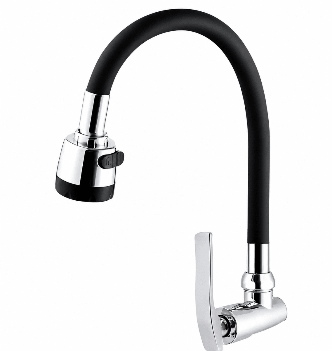 CAÑO CUELLO CISNE FLEXIBLE NEGRO C&A1