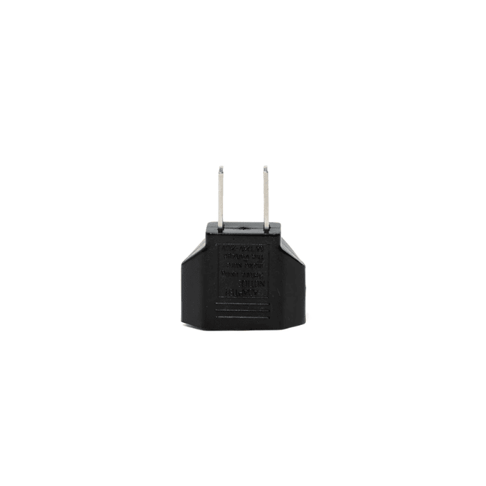 ADAPTADOR ENCHUFE REDONDO A PLANO (XD-601-B1) OPALUX1