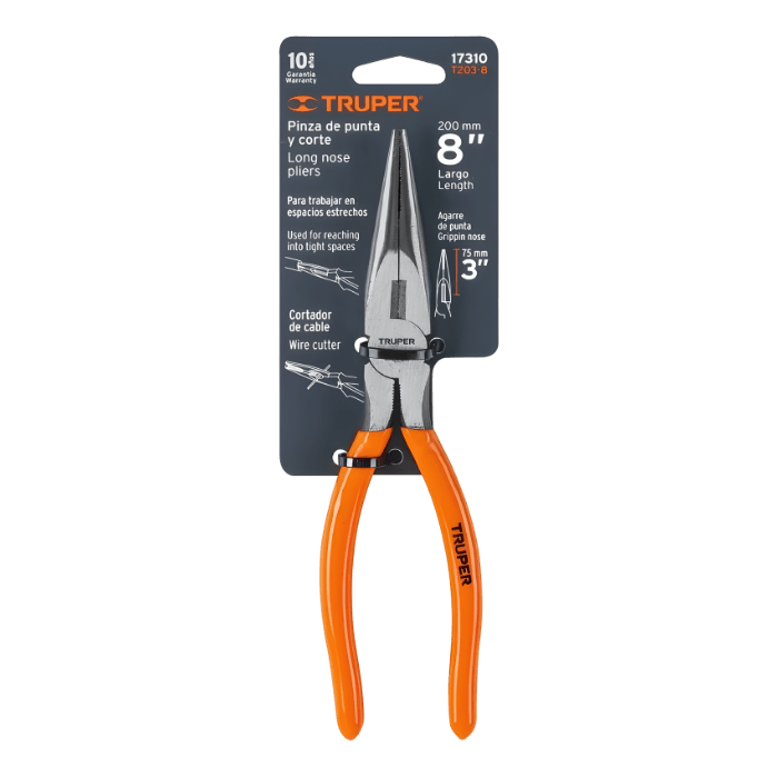 ALICATE DE PUNTA 8'' (17310) TRUPER2