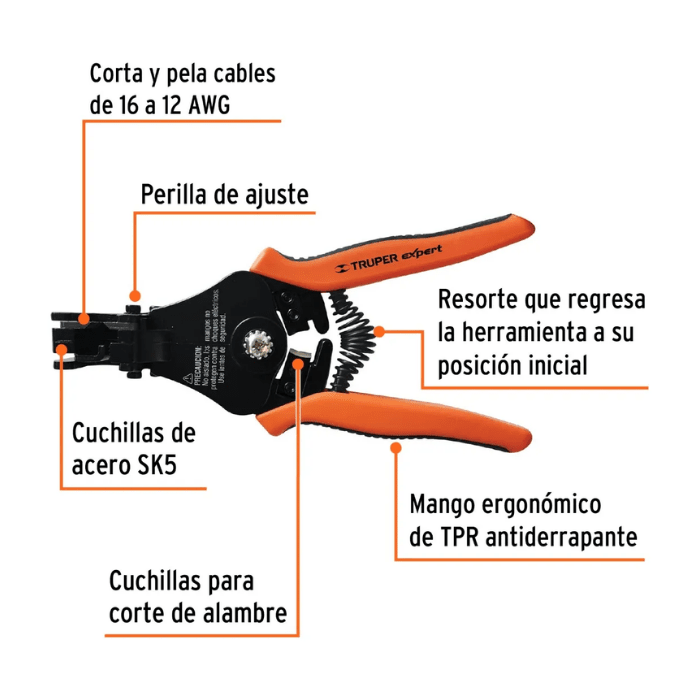 ALICATE PELA CABLE 6'' (17356) TRUPER2