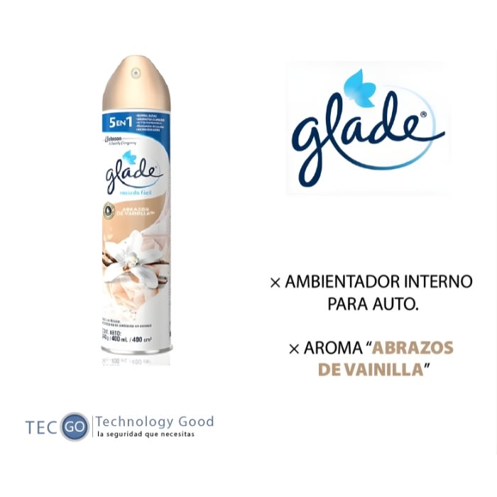 AMBIENTADOR SPRAY ABRAZOS DE VAINILLA GLADE2