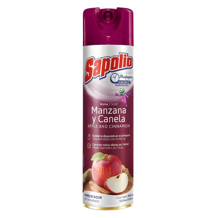 AMBIENTADOR SPRAY MANZANA Y CANELA SAPOLIO1