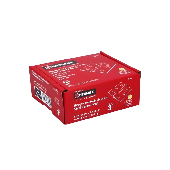 BISAGRA 3'' CAPUCHINA C/DORADO (43237) HERMEX2