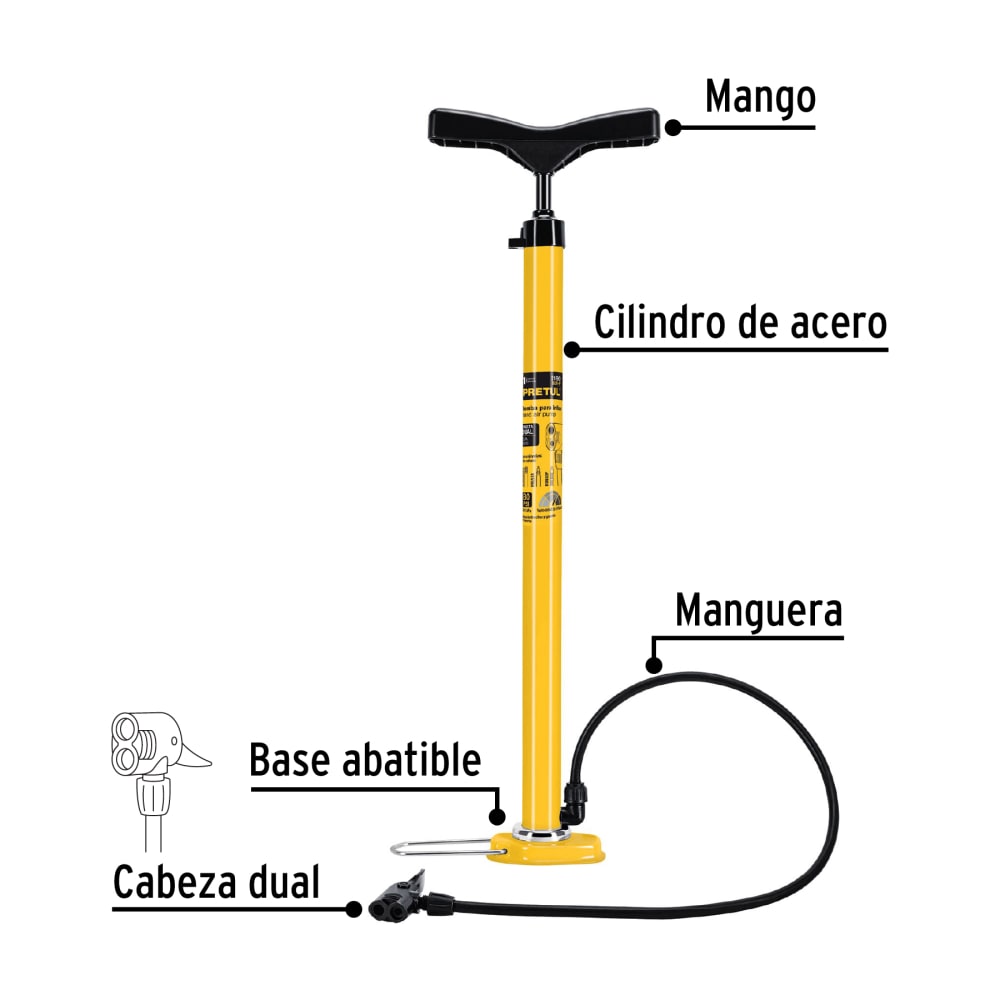 INFLADOR 80 PSI (21690) PRETUL3