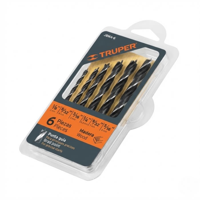 BROCA P/MADERA X 6 UNDS (11337) TRUPER2