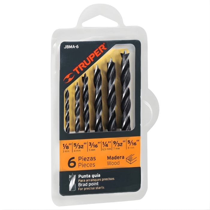 BROCA P/MADERA X 6 UNDS (11337) TRUPER1