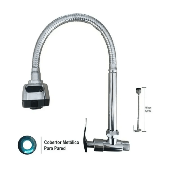 CAÑO CUELLO CISNE FLEXIBLE PARED C&A3