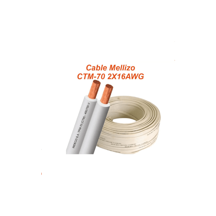 CABLE MELLIZO 2X16 INDECO1