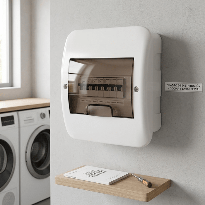 CAJA PLASTICA EMPOTRAR 6 POLOS (A-129)2