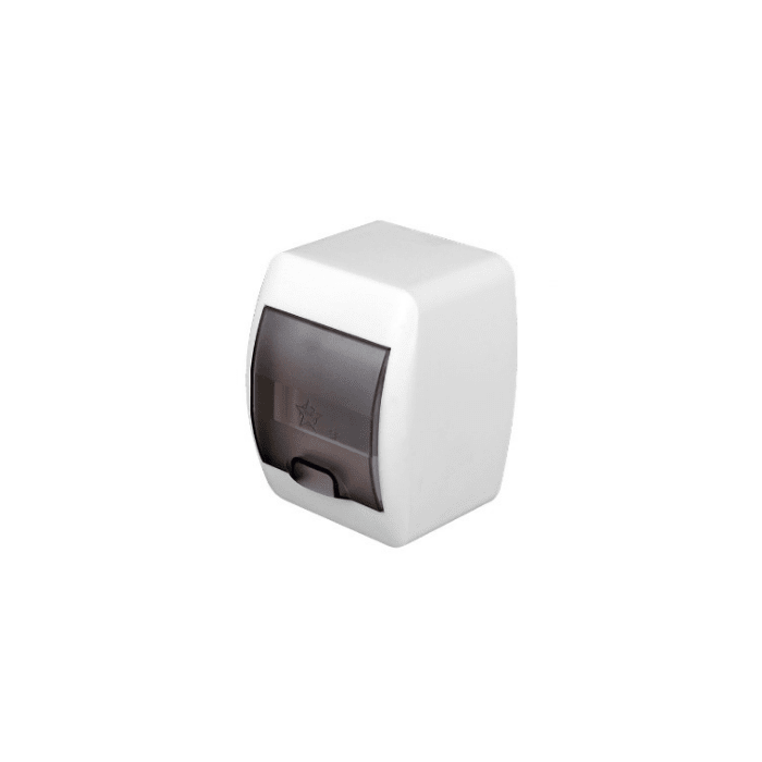 CAJA PLASTICA VISIBLE 4 POLOS (A-127)1