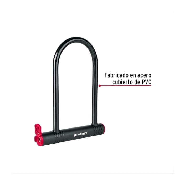 CANDADO RIGIDO TIPO U DE 12MM (49620) HERMEX2
