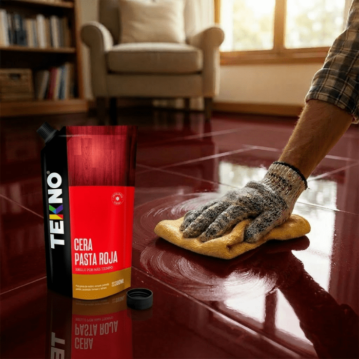 CERA PASTA ROJO SACHET TEKNO2