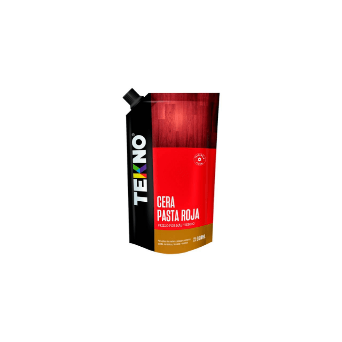 CERA PASTA ROJO SACHET TEKNO1