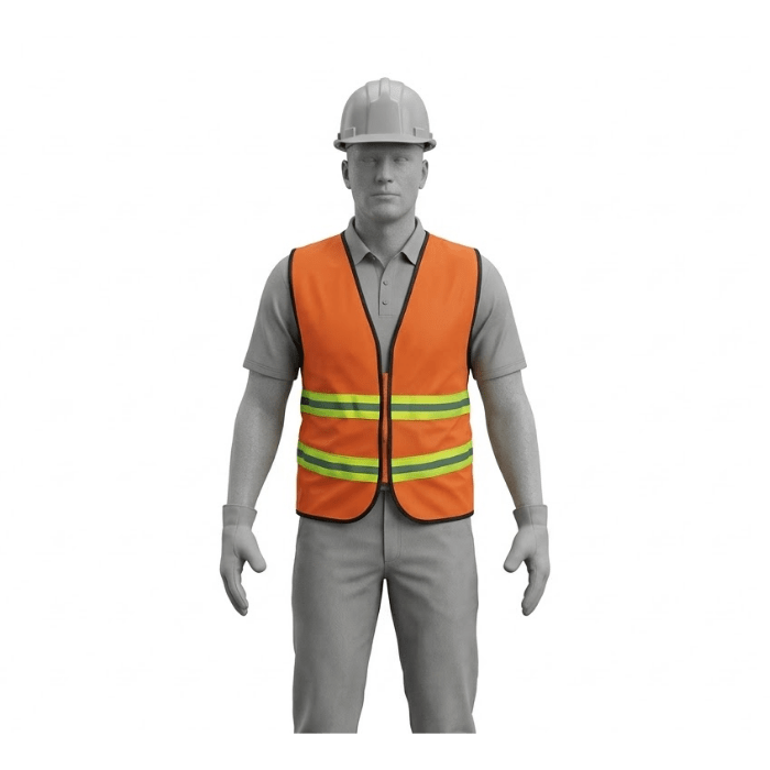 CHALECO DE SEGURIDAD NARANJA (13473) TRUPER3