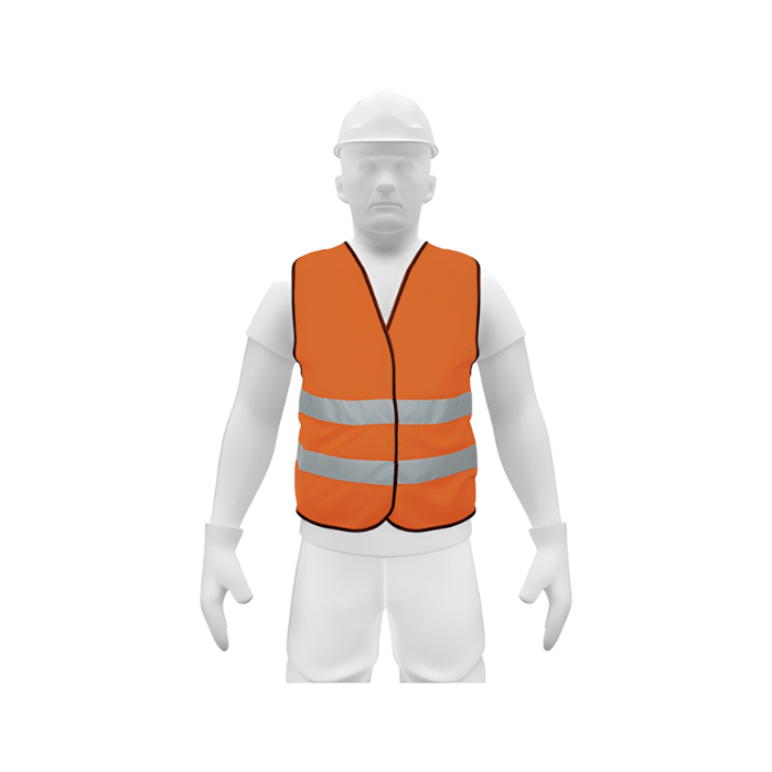 CHALECO DE SEGURIDAD NARANJA CON CINTAS (14426) TRUPER2