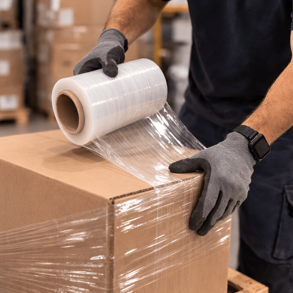 STRECHT FILM 15'' x 20 MICRAS X 1.2 KG3