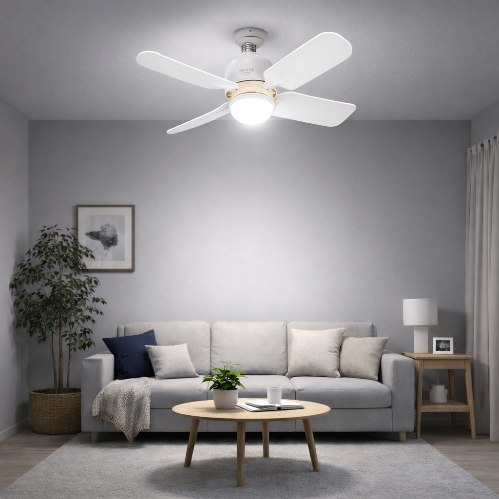 FOCO VENTILADOR LED CON CONTROL REMOTO OP-LF24W-CW OPALUX4