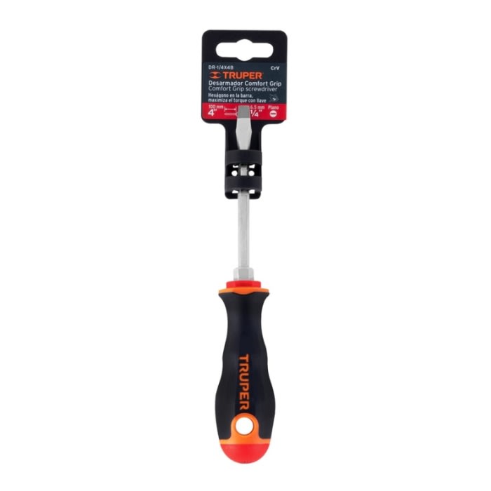 DESARMADOR PLANO 1/4'' X 4'' (13998) TRUPER1