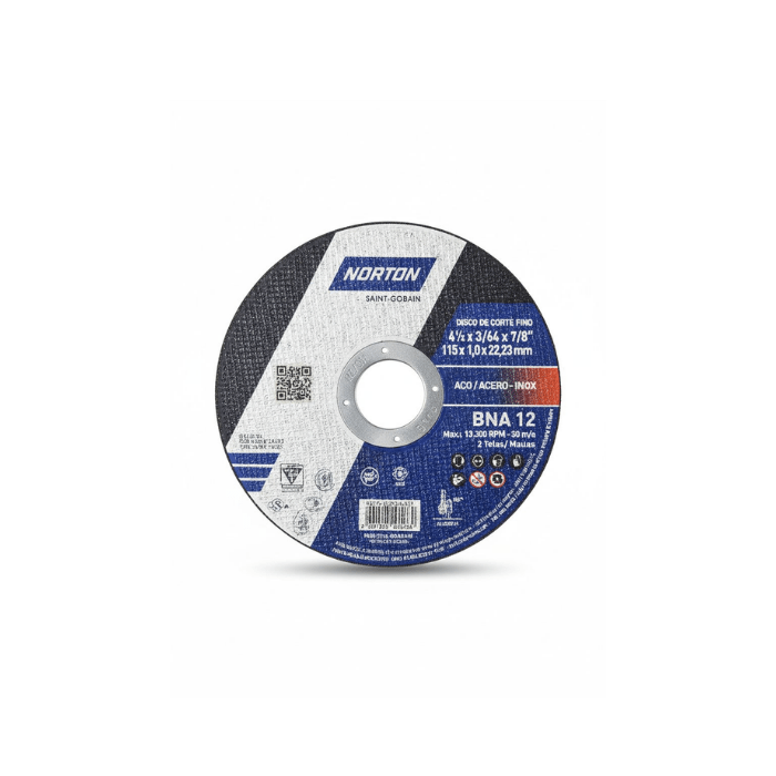 DISCO CORTE METAL 4'' X 3/64'' (1MM) NORTON1