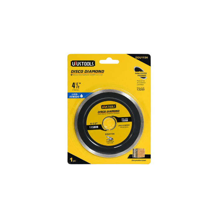 DISCO DIAMANTADO CONTINUO 4'' (DDU115H) UYUSTOOLS1