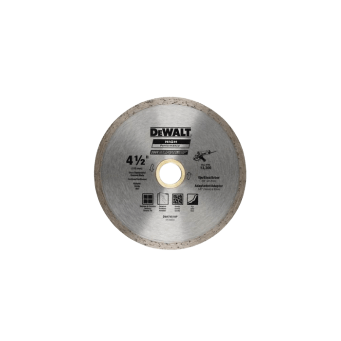DISCO DIAMANTADO CONTINUO 4'' DEWALT3