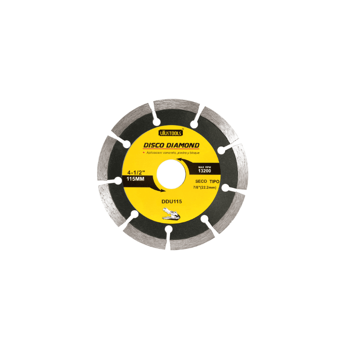 DISCO DIAMANTADO SEGMENTADO 4'' (DDU115) UYUSTOOLS/MACHINTEK2