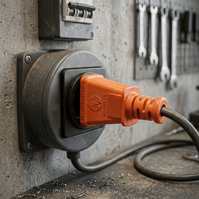 ENCHUFE REDONDO 15A VISION / EUROLUZ2