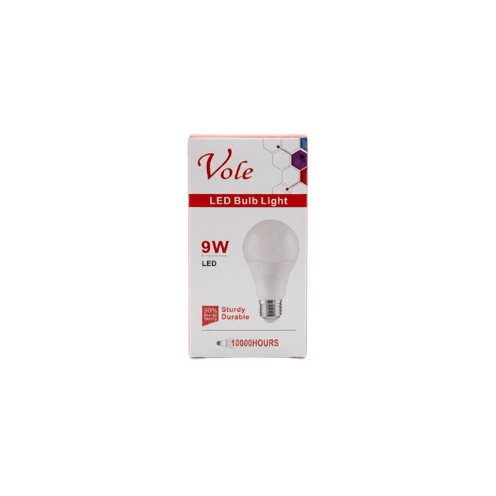 FOCO LED 9W BLANCO BOLA VOLE1