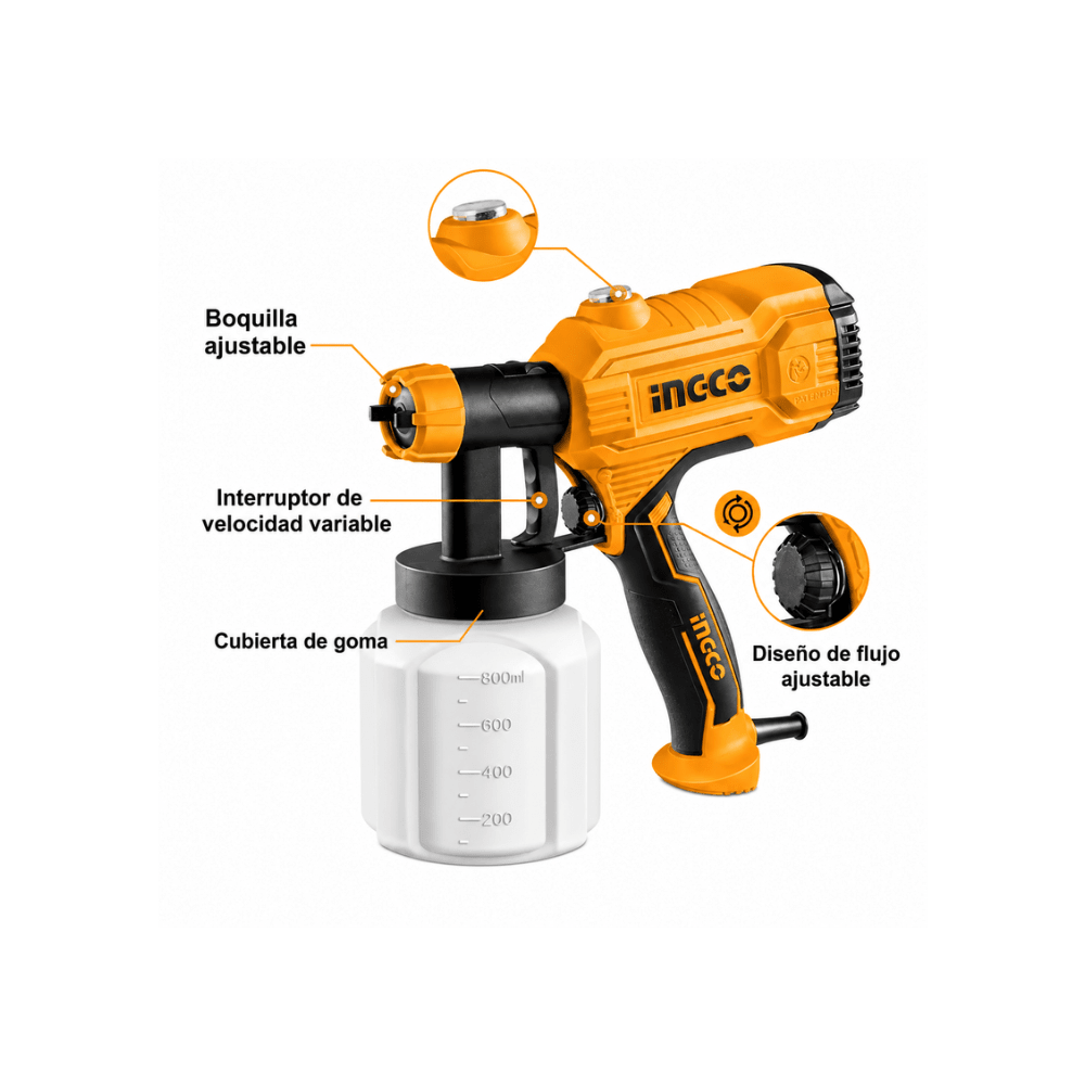 PISTOLA PARA PINTAR 450WT (SPG3508) INGCO3