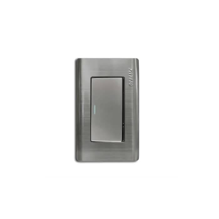 INTERRUPTOR SIMPLE METAL (OP-011) OPALUX1