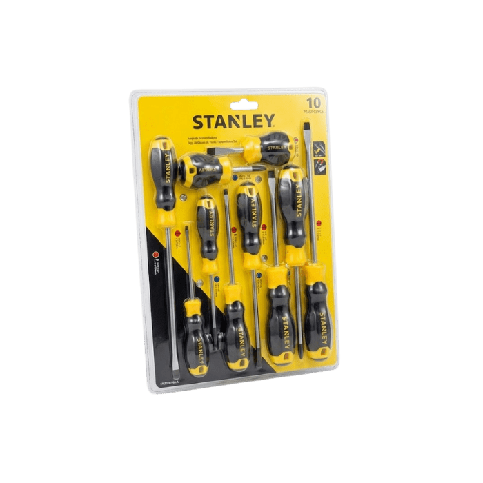 JUEGO DESARMADORES X 10PCS (60-100S) STANLEY2