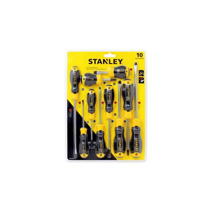JUEGO DESARMADORES X 10PCS (60-100S) STANLEY1