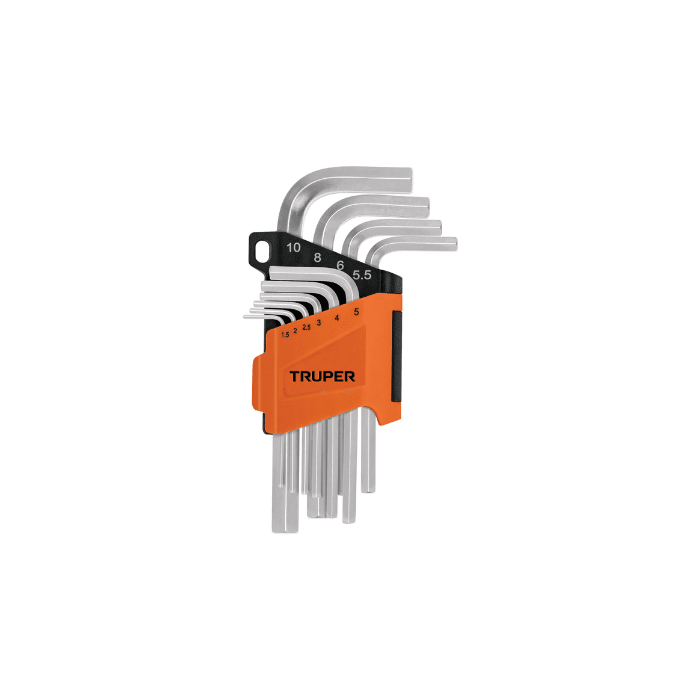 JUEGO LLAVES ALLEN MILIMETRICO X 10 UND (15536) TRUPER2