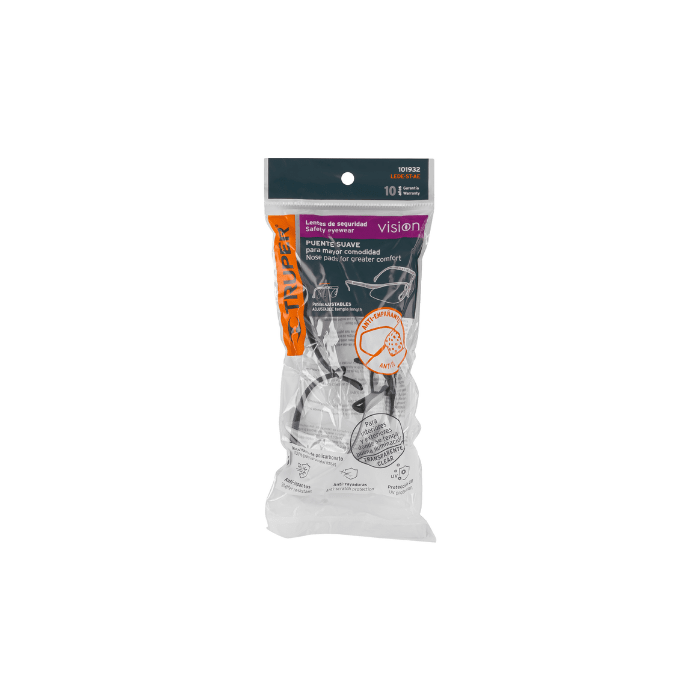 LENTES TRANSPARENTE ANTI-EMPAÑANTE (101932) TRUPER1