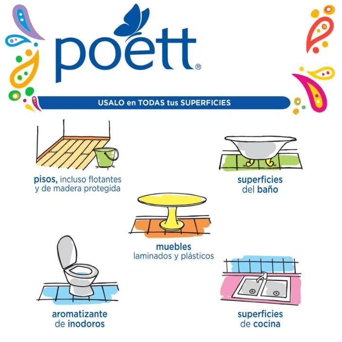 LIMPIADOR POETT BEBE 880ML2