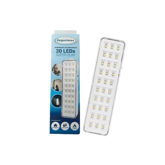 LUZ EMERGENCIA 30 LED SEGURIMAX2