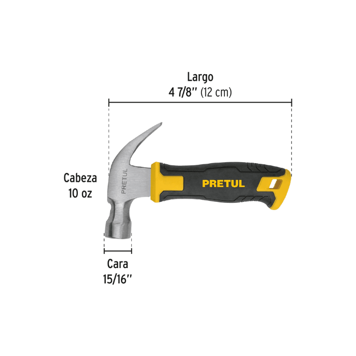 MARTILLO CHICO 10 OZ (22291) PRETUL2