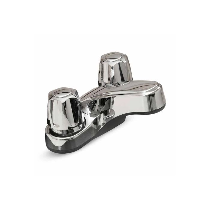 MEZCLADORA LAVATORIO PVC CROMADO 4'' (GRAZIA) TREBOL1