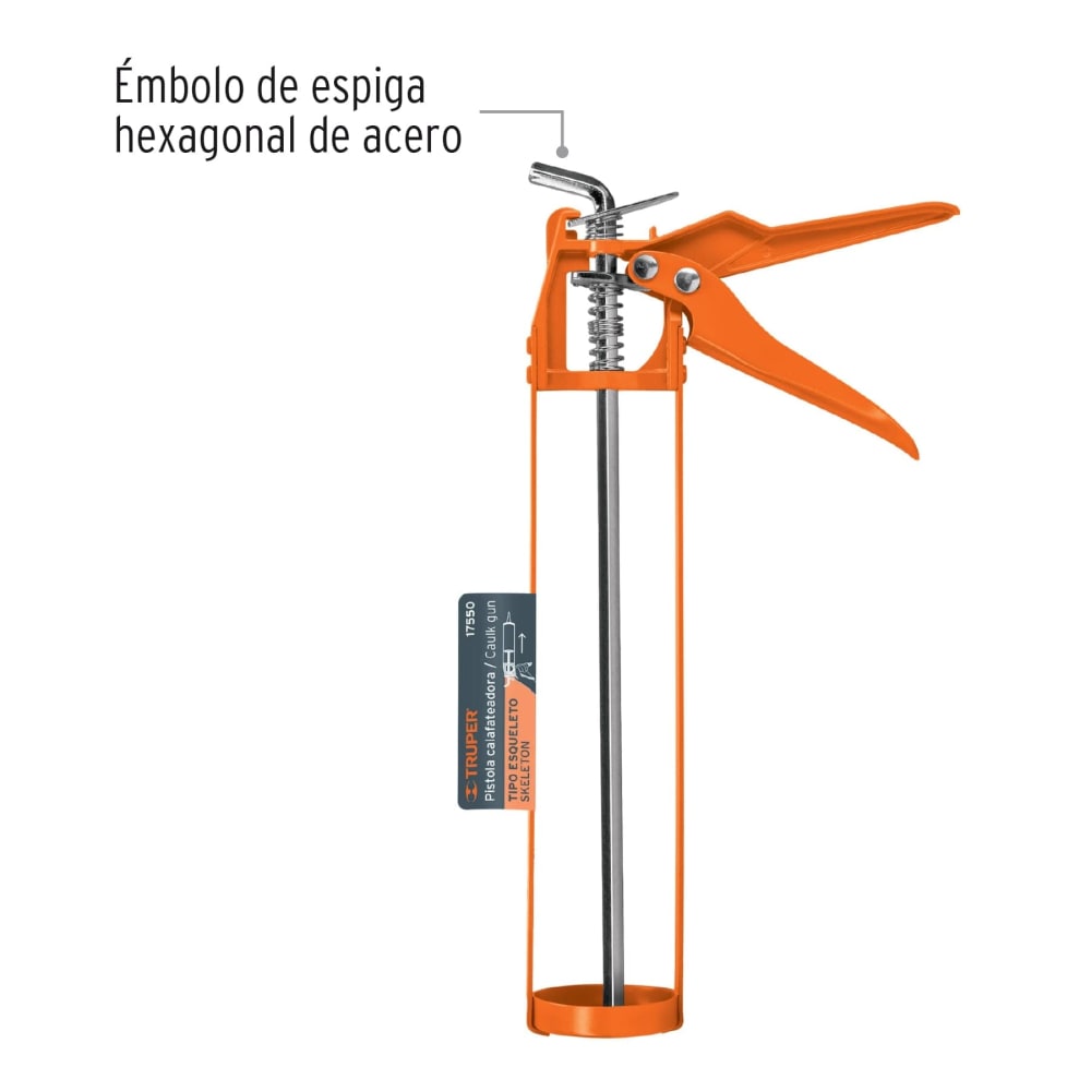 APLICADOR PARA TUBO SILICONA (17550) TRUPER3