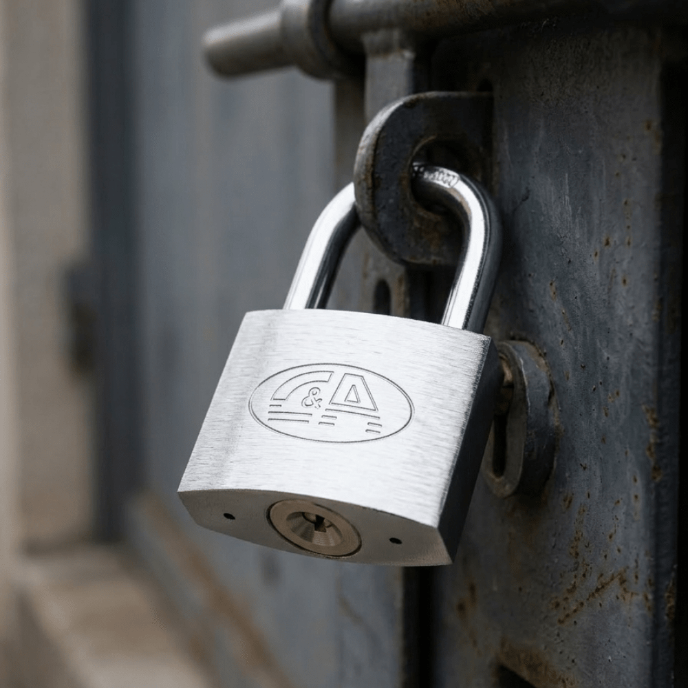 CANDADO 50MM CROMADO C&A3