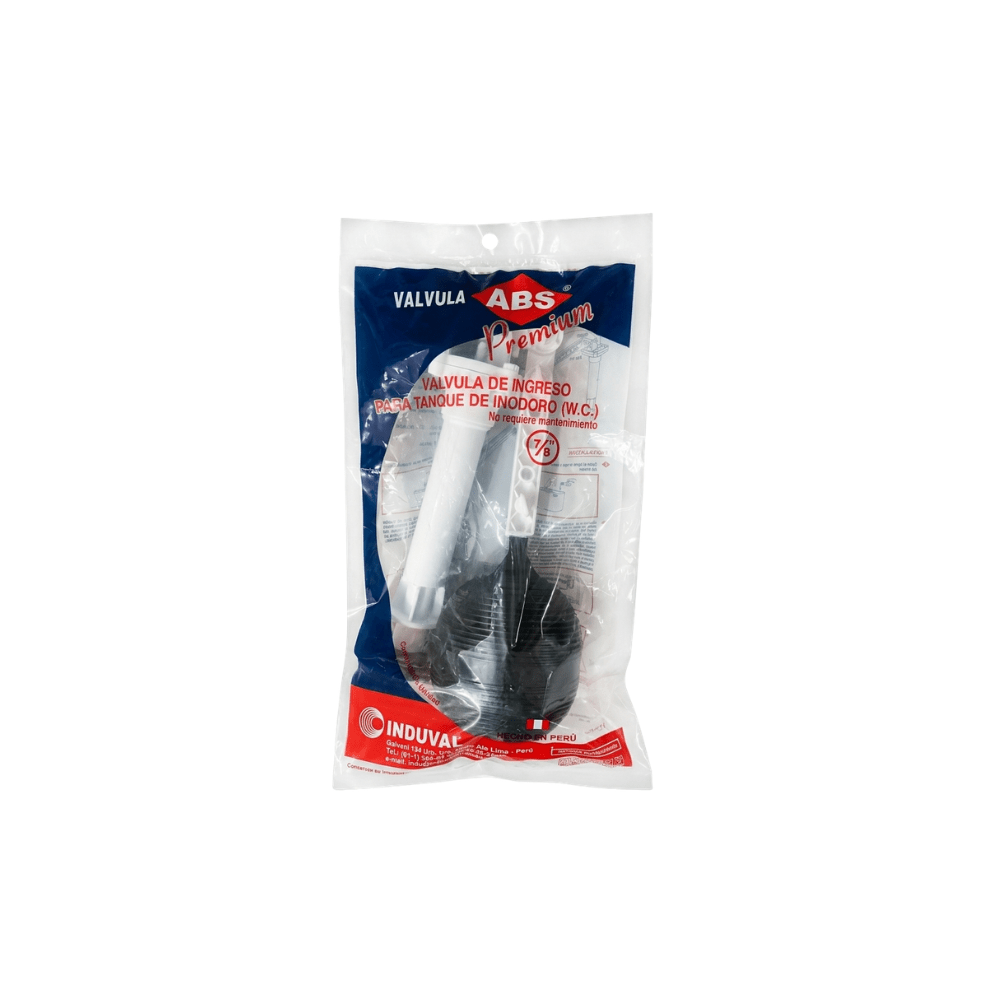 VALVULA DE INGRESO DE 7/8'' ABS INDUVAL1