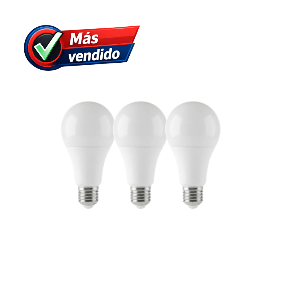 PACK X 3UNDS FOCOS LED 9W VOLE1