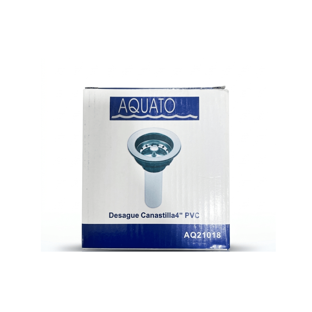 DESAGUE CANASTILLA 4” PVC AQUATO2