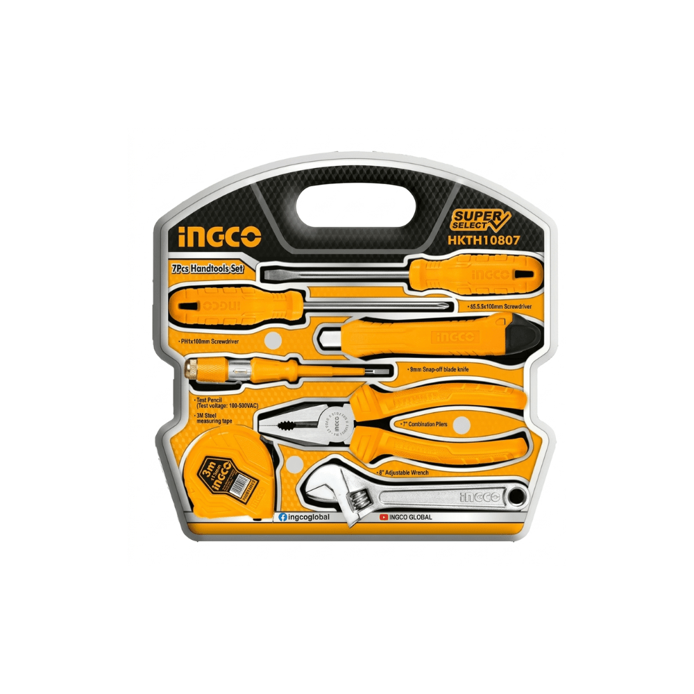 JUEGO DE HERRAMIENTAS 7 PIEZAS (HKTH10807) INGCO1