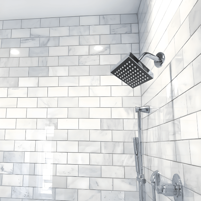 SALIDA DE DUCHA CROMADA CUADRADA (0824NJ) C&A2