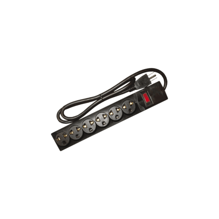 SUPRESOR DE PICO 6 TOMAS x 1MT HOME LIGHT1