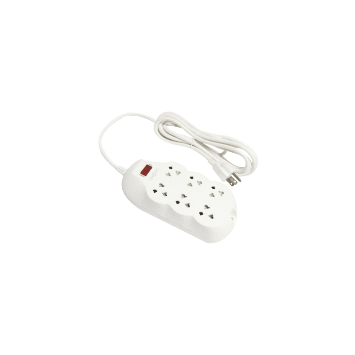 SUPRESOR DE PICO 6 TOMAS X 3MTS (166060) HOME LIGHT2