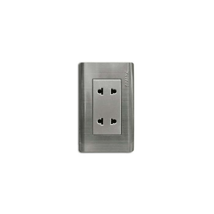 TOMA DOBLE METAL (OP-S04I) OPALUX1